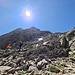 <b>Qui inizia la via ferrata per la Tierberglihütte.</b>