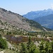 Vista sul Lago Muffé dal Colle del Lago Bianco.