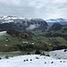 Blick über Diemtigen zu Sunnighorn und Burgflue sowie Güggisgrat und Sigriswiler Rothorn