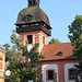 Valeč, kostel Narození sv. Jana Křtitele (Kirche der Geburt des hl. Johannes des Täufers), gegründet im 13. Jh., 1694-1696 barock umgebaut