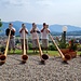 <b>Siamo accolti con un concerto di Corno delle Alpi.</b>