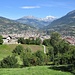 Aosta vista da Charvensod.