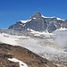 Strahlhorn mit der Gletscherzunge des Seewjinengletschers im Vordergrund 