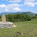 Ein angeblich videoüberwachtes Denkmal am Vorgipfel des Monte Valoria - was es nicht alles gibt...
