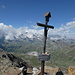 auf dem Gipfel des Al Vach bzw. Monte Vago