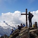 Stelldichein beim Gipfelkreuz am Jegihorn