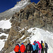 Der Exkursionsteilnehmer vor dem Matterhorn