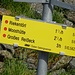 Wegweiser an der Reißeckhütte
