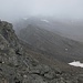 Nelle brume il Passo Zebrù Sud, che non mi serve raggiungere.