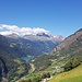 Blick von Viano hinauf ins Val Poschiavo 