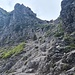Der oberste Abschnitt des Abstieges vom Rubihorn erinnert so a bissl an den Weg durchs Wintertal zur Klammspitze 