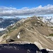 Abstieg vom Schwarzhorn Westgipfel - unser nächstes Gipfelziel in Sichtweite