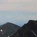 Dolomiten im Dunst
