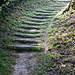 Treppe zum Römischen Kastell Bürgle