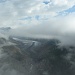 endlich reissen die Wolken auf und wir können einen Blick auf den Aletschgletscher werfen