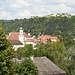 Auf die Höhe hinter der Stadt geht es nachher hinauf.