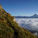 Im Anstieg zeigt sich der Monviso