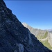 der gesicherte alpine Weg zum Grischsattel