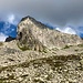 unserem Gipfelziel bereits näher - mit Einblick in das Aufstiegsgelände zur Bergseeschijenlücke ...