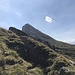 Auf dem Rückweg zwischen Türli und Erdisgulmen, nach dem Ausstieg aus dem Spalt, Blick zurück