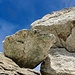 Im Aufstieg durch's weglose Gestein oberhalb der Galenbödmen.