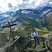 Ankunft auf dem Gipfel des Chli Furkahorn (3025 Meter).