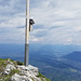 Ziel erreicht: Gipfelkreuz des [peak3417 Mutschen].