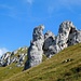 Aufstieg von der Bergstation Madrisa in Richtung Saaser Calanda