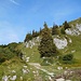 Aufstieg von der Bergstation Madrisa in Richtung Saaser Calanda