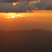 Chillout auf dem Sattligrat: Sonnenuntergang über dem Gandlouenegrat und der Vanil Noir Kette