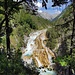 Wasserfall am Karwendelsteg