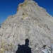 Rückblick beim Abstieg von der Großen Seekarspitze