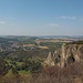 Der Wanderweg auf dem Rotenfels ist sehr aussichtsreich