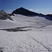 Blick vom Breithornpass zum Monte Leone, darunter der Alpjergletscher