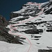 Eiger-W-Flanke: Aufstiegs- und Abfahrtsroute