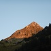 Im Aufstieg: Erster Blick zum Chörblispitz.