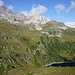 Schönes Paar, die Dent Parrchée und der Lac de Plan d'Amont