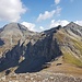 Beim Abstieg Blick vom Valserhorn Ostgipfel zum Nufner Lückli