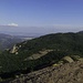 Panorama vom / del Montcau Richtung / dirrecion La Mola