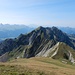 Der schöne, aber sau steile Grat zum Gamschopf