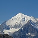 Prachtberg Weisshorn im Zoom; davor Brunegghorn
