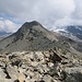 Blick vom Simelihorn zum Mattwaldhorn; rechts dahinter zwei für den nächsten Tag angestrebte Gipfel