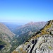 Auf dem Rocca Turo, Blick ins Val d'Alva