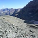 Abstieg durch das enge Tal des ehemaligen Pian Gias Gletschers