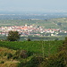Blick auf Burkheim, links die Ruine