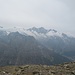 Blick auf Berge über Saas-Fee