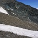 Querung des ehemaligen westlichen Gletscherarms/Schneerinne 