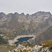 Gipfelblick zur Cima Argentera mit Blick in die Ostflanke, durch die der Aufstieg verläuft.
