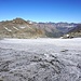 Auf dem flachen Rocciamelone Gletscher