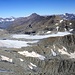 Blick vom Gipfel auf den Rocciamelone Gletscher 